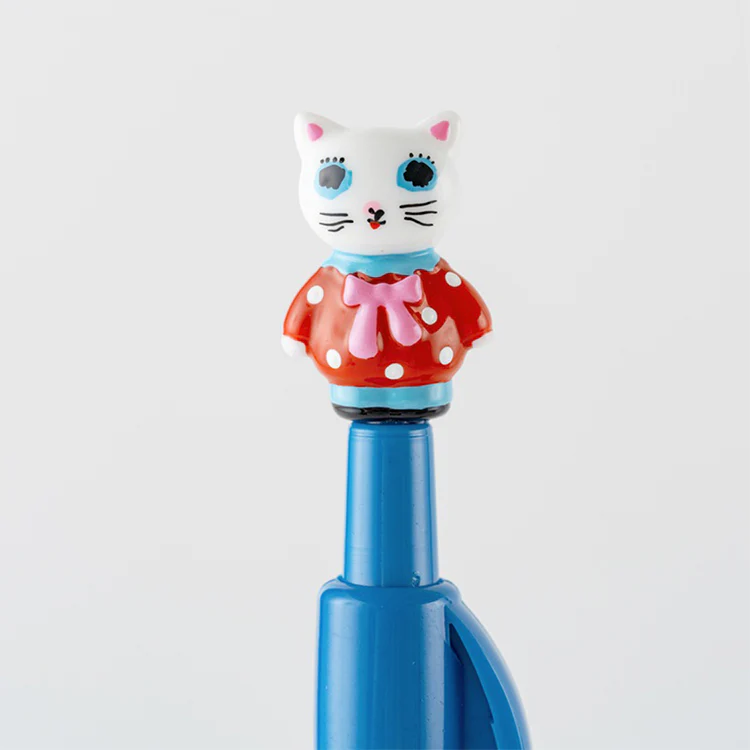 Yumi Kitagishi: Ballpoint Pen - White Cat - Image 2