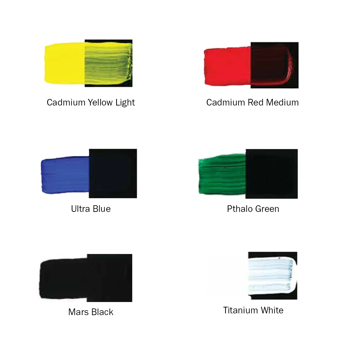 ARCH Value Series Acrylics Set of 6 / 200ml tubes - Image 3