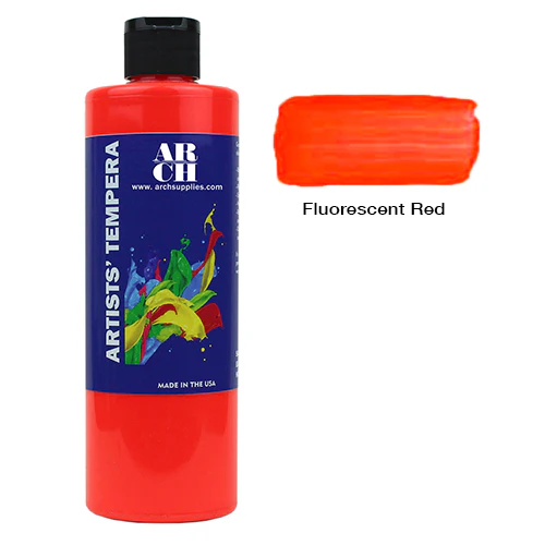 ARCH Artists' Tempera Paint, 16 fl oz Various Regular and Fluorescent Colors - Image 16