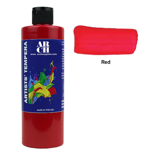 ARCH Artists' Tempera Paint, 16 fl oz Various Regular and Fluorescent Colors - Image 3