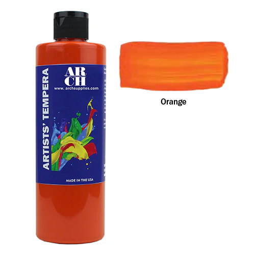 ARCH Artists' Tempera Paint, 16 fl oz Various Regular and Fluorescent Colors - Image 5