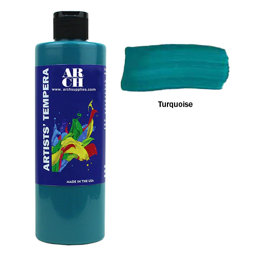 ARCH Artists' Tempera Paint, 16 fl oz Various Regular and Fluorescent Colors - Image 8