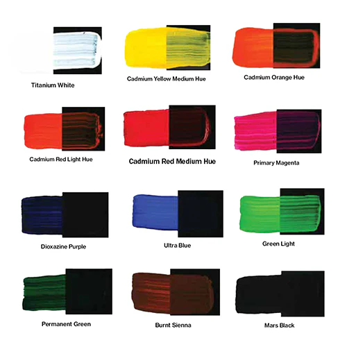 ARCH Value Series Acrylics Set of 12 / 200ml tubes - Image 3