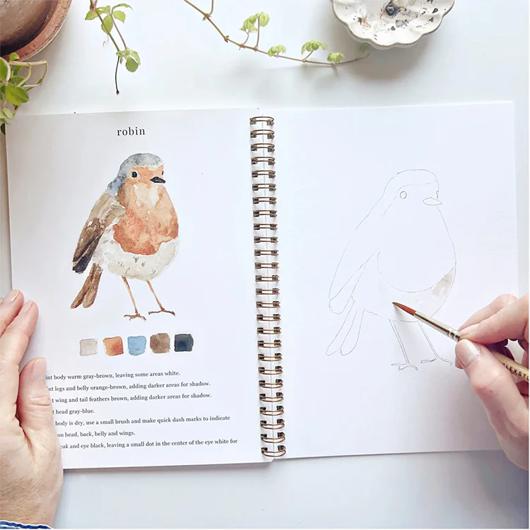 Emily Lex Watercolor Workbooks, Birds - Image 3