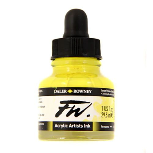 Daler Rowney FW Acrylic Inks 1oz Various Colors - Image 3