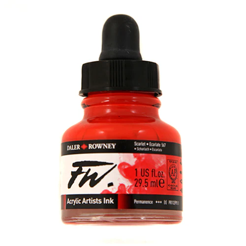 Daler Rowney FW Acrylic Inks 1oz Various Colors - Image 8
