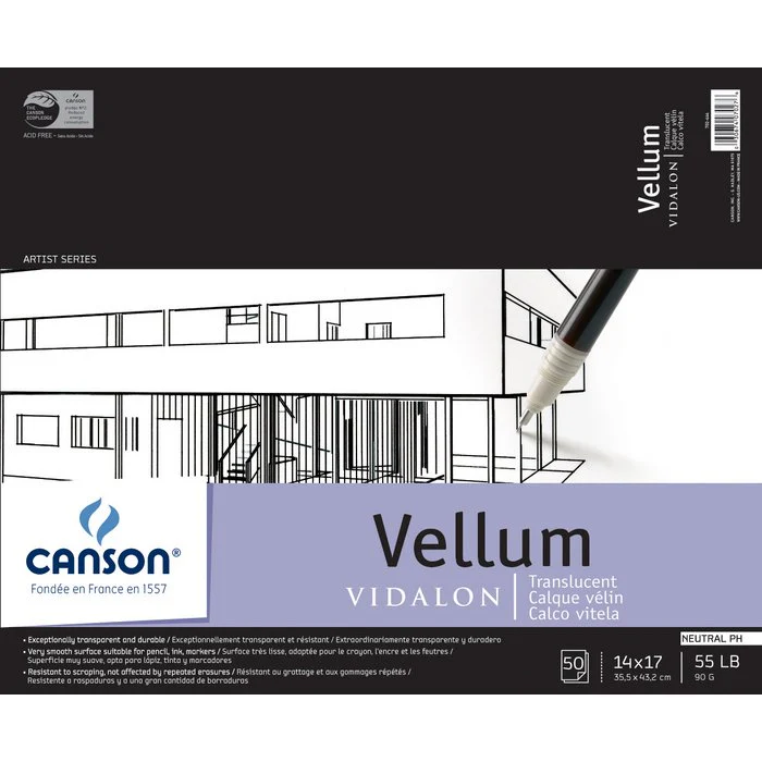 Canson Vidalon Vellum Pads and Sheets - Image 3