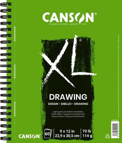Canson XL Drawing Pads, 70lb Various Sizes - Image 3