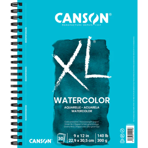 Canson XL Watercolor Pads, Various Sizes - Image 3