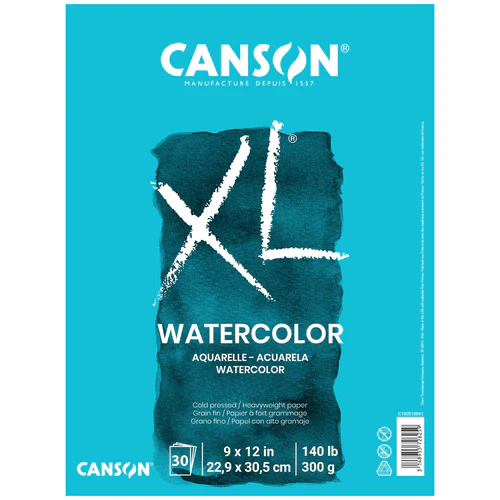 Canson XL Watercolor Pads, Various Sizes - Image 4