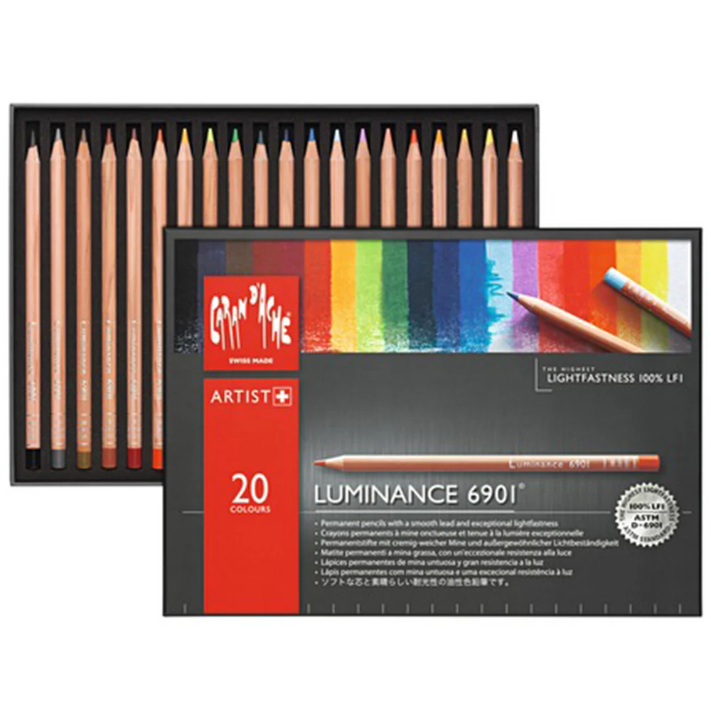 Caran d'Ache Luminance Colored Pencil Sets 12 or 20 count - Image 3