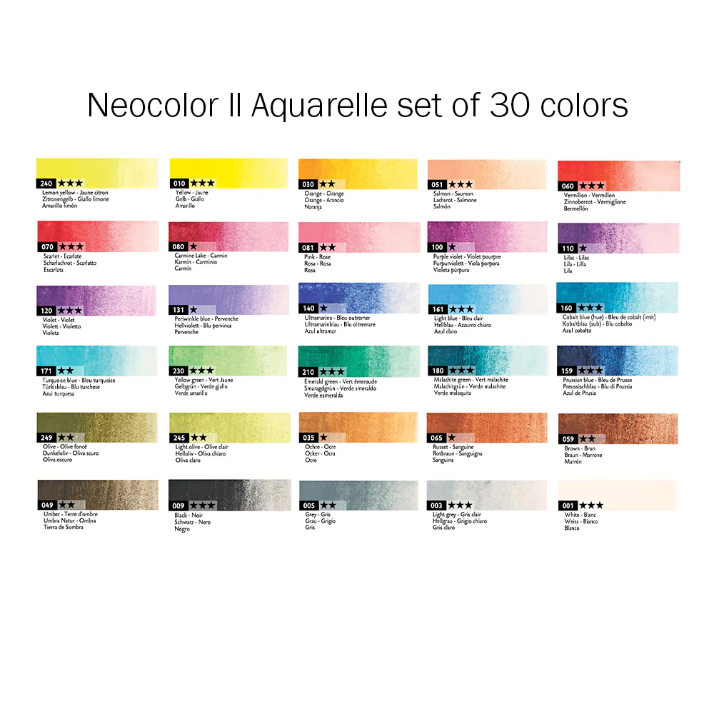 Caran d'Ache Neocolor II Watersoluble Pastel Metal Box Sets - Image 5