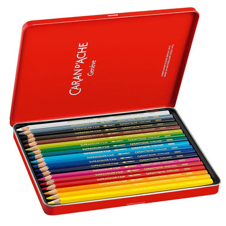 Caran d'Ache Supracolor Watersoluble Pencil Metal Box Sets - Image 3