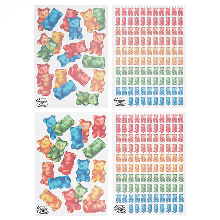Cestlavic Sneaker Tattoos® in Gummy Bears 4 Sheets - Image 2