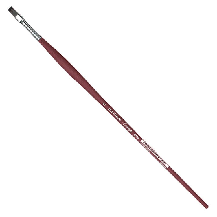 da Vinci College Long Handle Brushes, Flats - Image 4