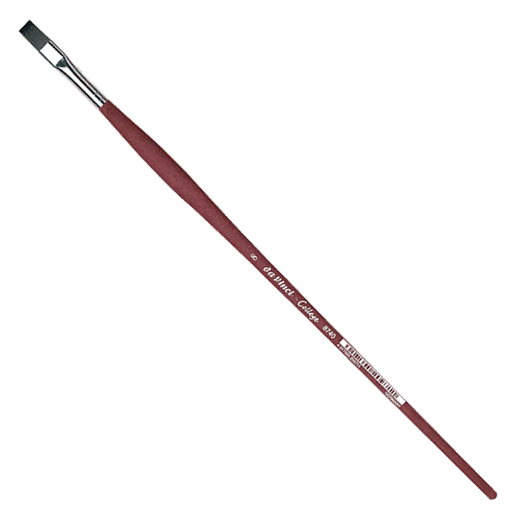 da Vinci College Long Handle Brushes, Flats - Image 5