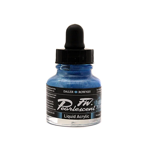 Daler Rowney FW Pearlescent Inks 1oz Various Colors - Image 16