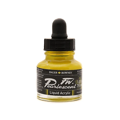 Daler Rowney FW Pearlescent Inks 1oz Various Colors - Image 3