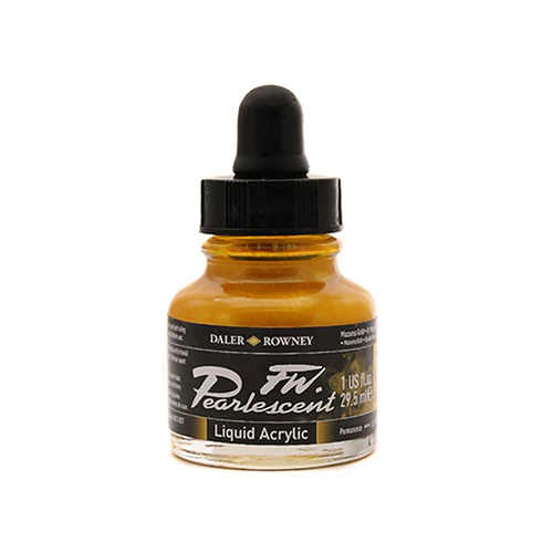 Daler Rowney FW Pearlescent Inks 1oz Various Colors - Image 4