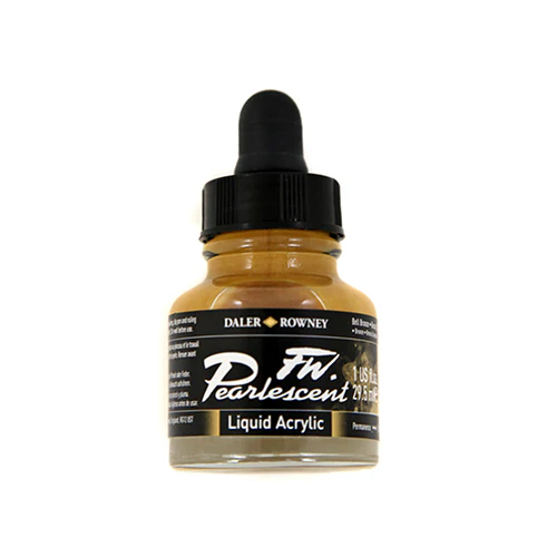 Daler Rowney FW Pearlescent Inks 1oz Various Colors - Image 5