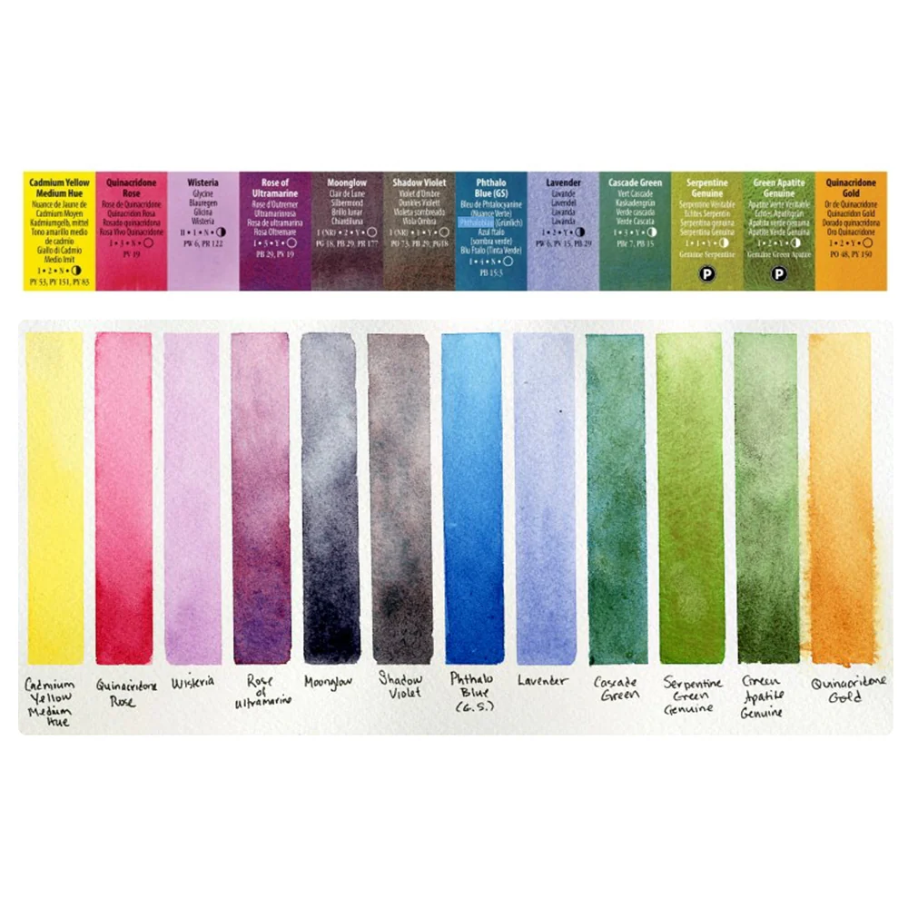 Daniel Smith Watercolor 1/2 Pans, Colors Of Inspiration, Set of 12 - Image 3