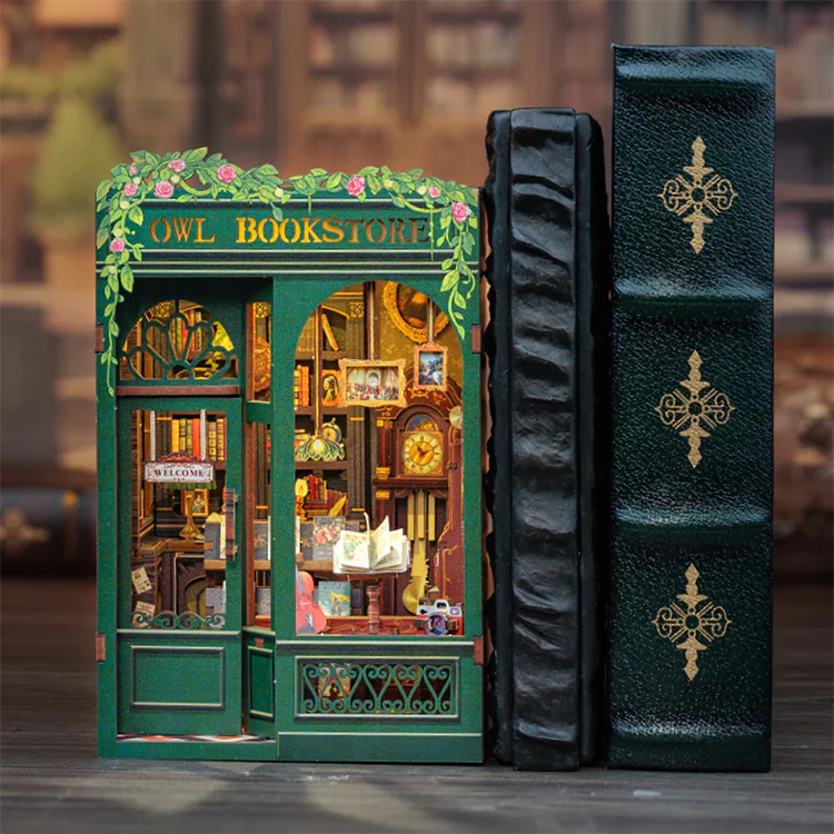 Diy Book Nook Kit: Owl Bookstore - Image 4