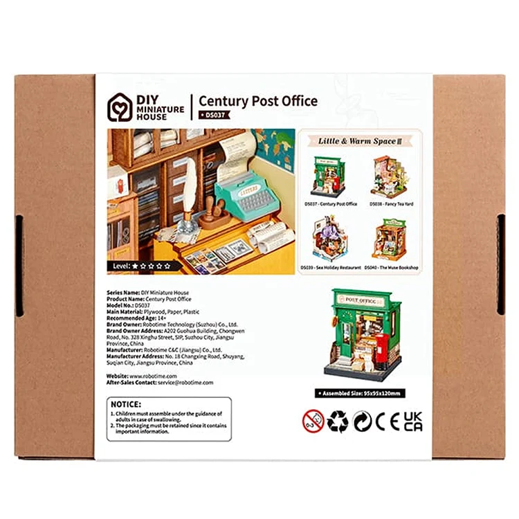 Diy Miniature House Kit: Century Post Office - Image 4