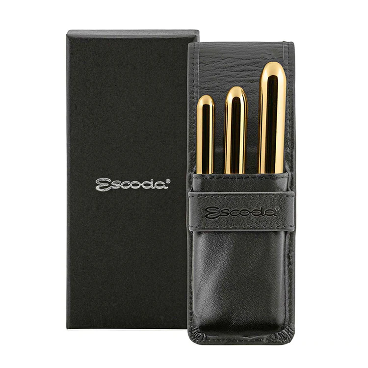 Escoda Reserva Pure Kolinsky Series Travel Brush, Set of 3 - Image 2