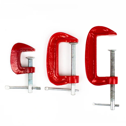 Excel C-Clamps, Iron Frame in 1", 2" and 3"