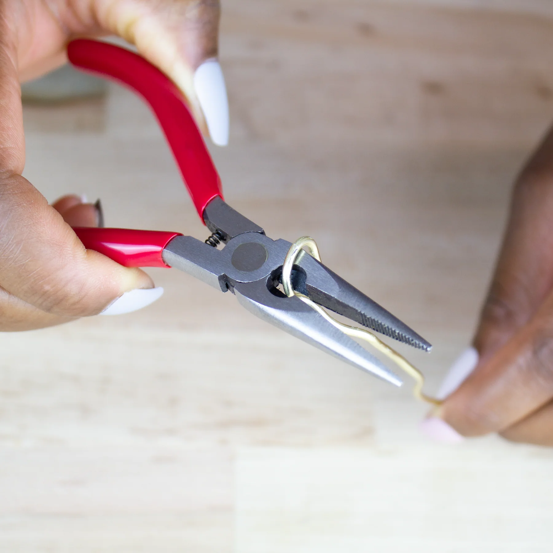 Excel Plier Long Nose 5" with Side Cutter - Image 2