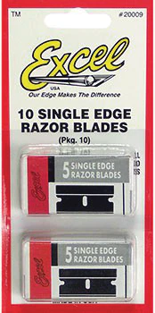 Excel Single Edge Razor Blades, 10pk or 100pk - Image 2
