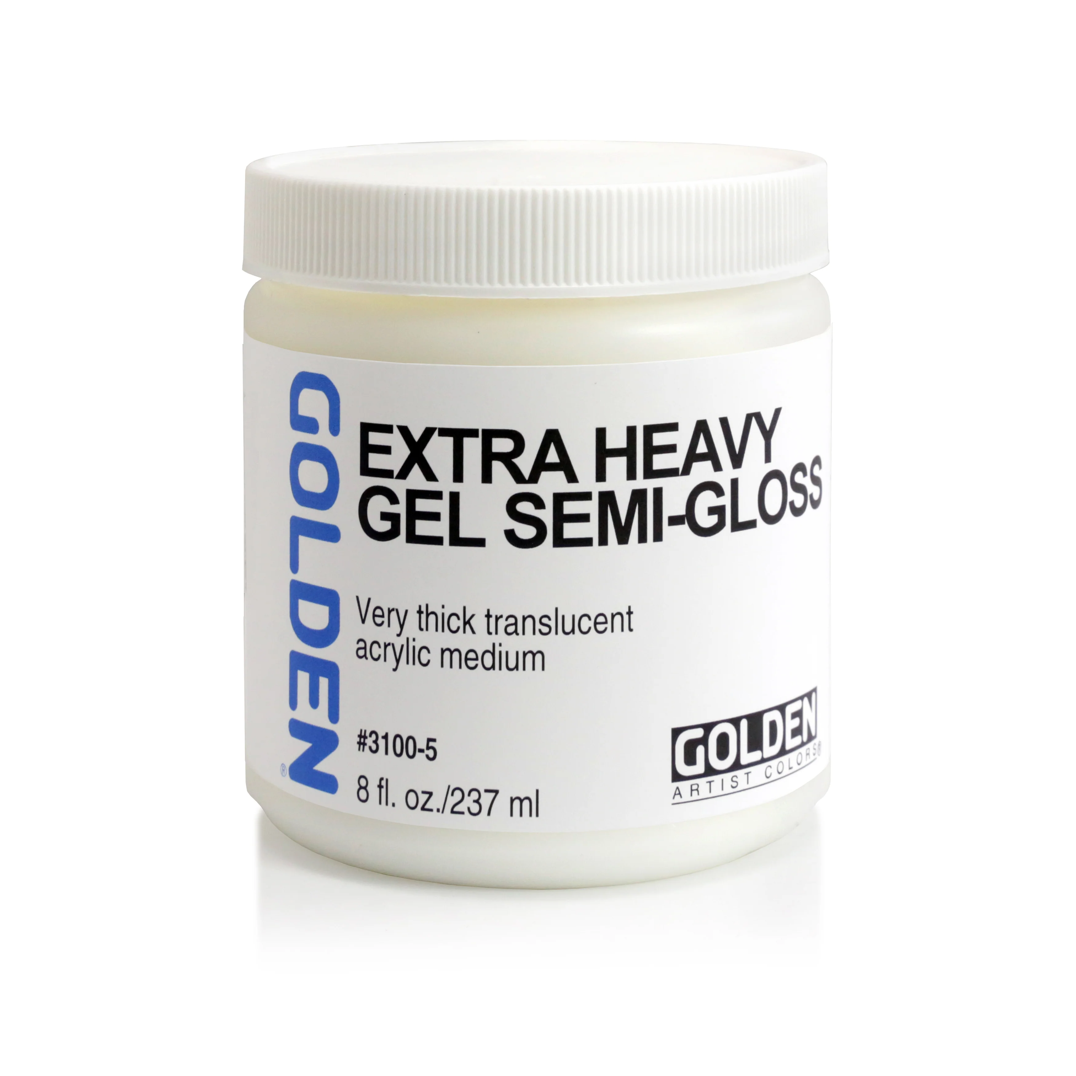 GOLDEN Extra Heavy Gel Medium (Gloss, Semi-Gloss, Matte) 8oz - Image 4