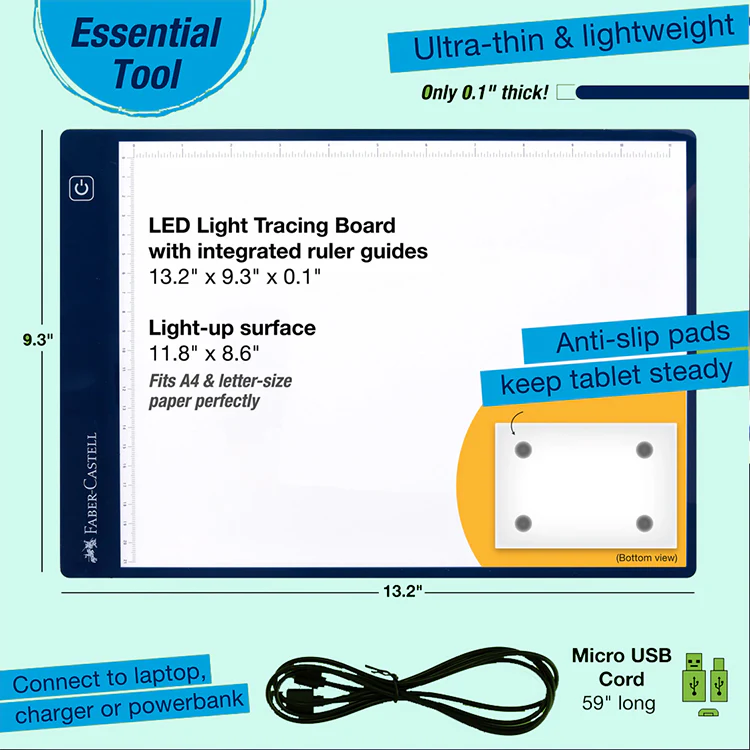 Faber-Castell LED Light Tracing Board - Image 3