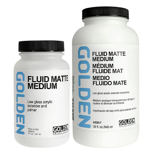 GOLDEN Fluid Matte Medium Various Sizes