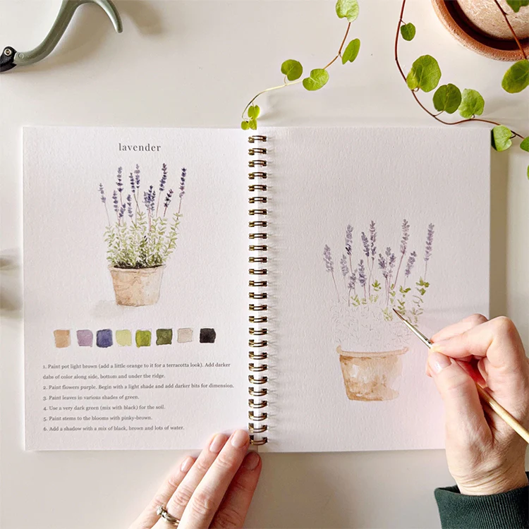 Emily Lex Watercolor Workbooks, Garden - Image 3