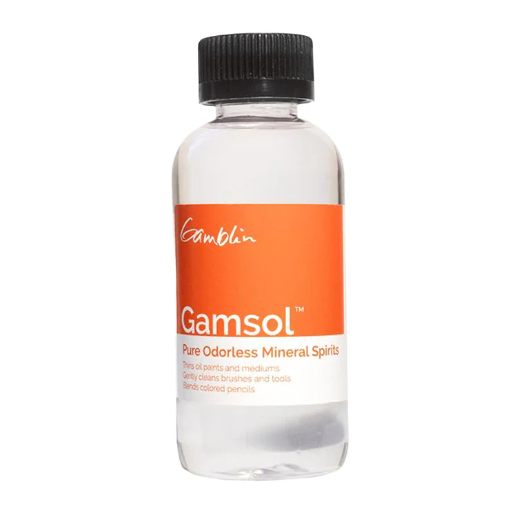 Gamblin Gamsol Odorless Mineral Spirits in 3 sizes - Image 2