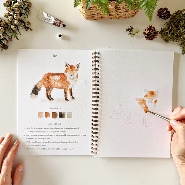 Emily Lex Watercolor Workbooks, Woodland - Image 3