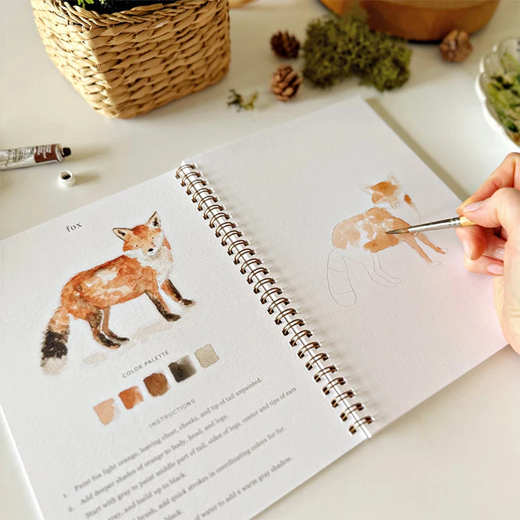 Emily Lex Watercolor Workbooks, Woodland - Image 4
