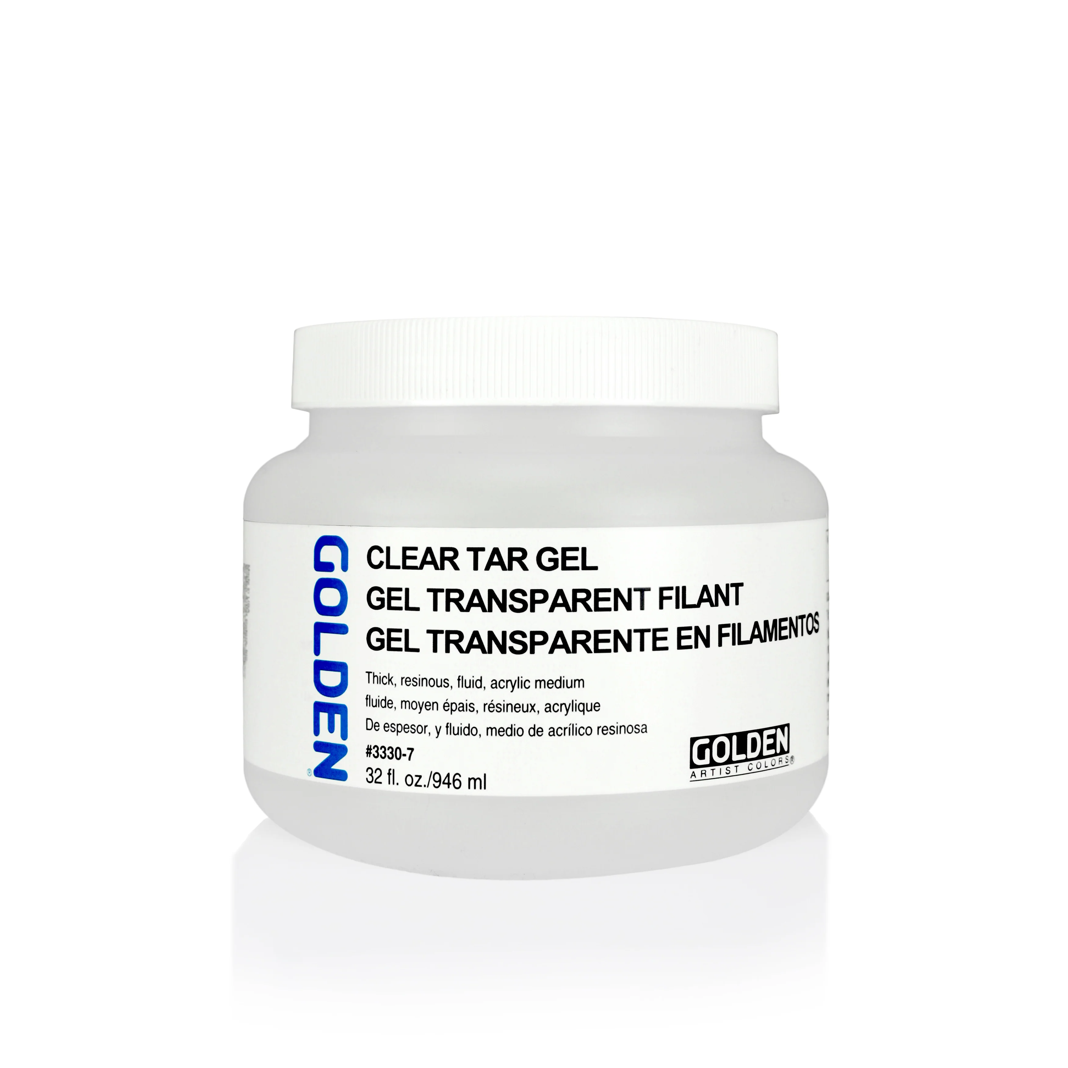 GOLDEN Gel Clear Tar Gel 32oz