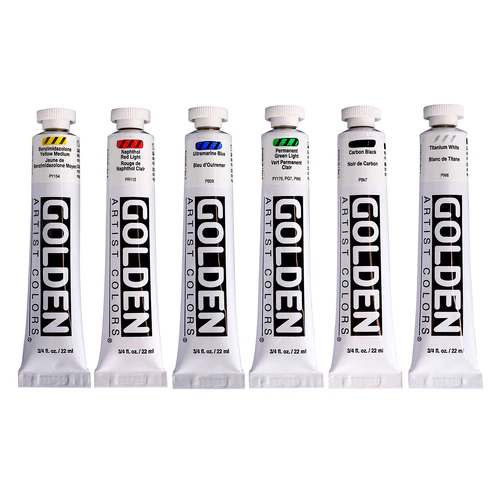 Golden Intro Heavy Body Set 6 x 22ml tubes - Image 2