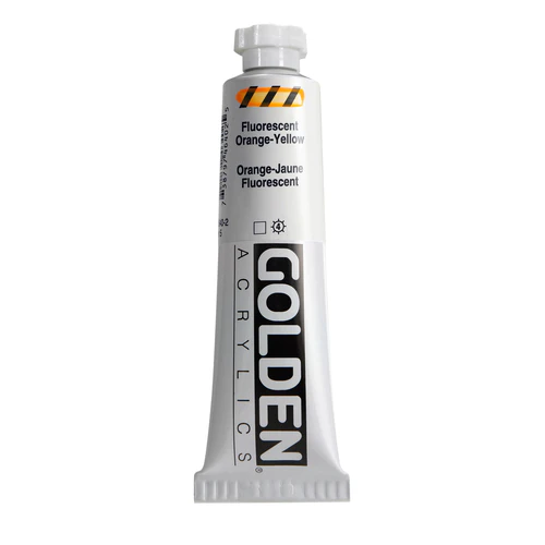 Golden Heavy Body Fluorescent & Phosphorescent Colors 2oz - Image 3