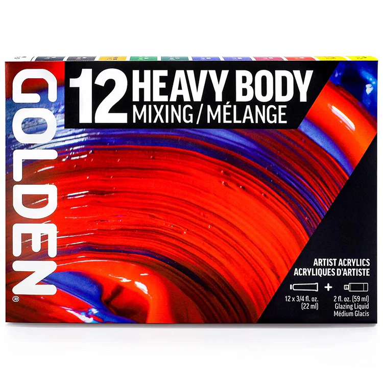 Golden Heavy Body Mixing Set 12 tubes X 22ml