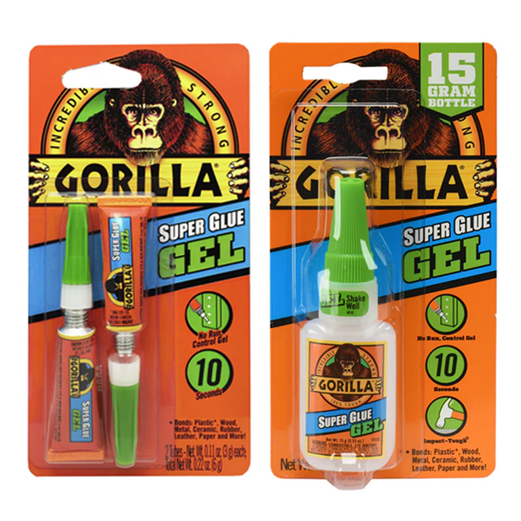 Gorilla Super Gel Glue 3g (2pk) or 15g