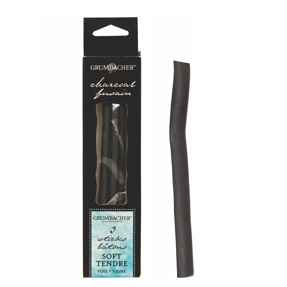 Grumbacher Vine Charcoal in 3pk or 12pk - Image 3