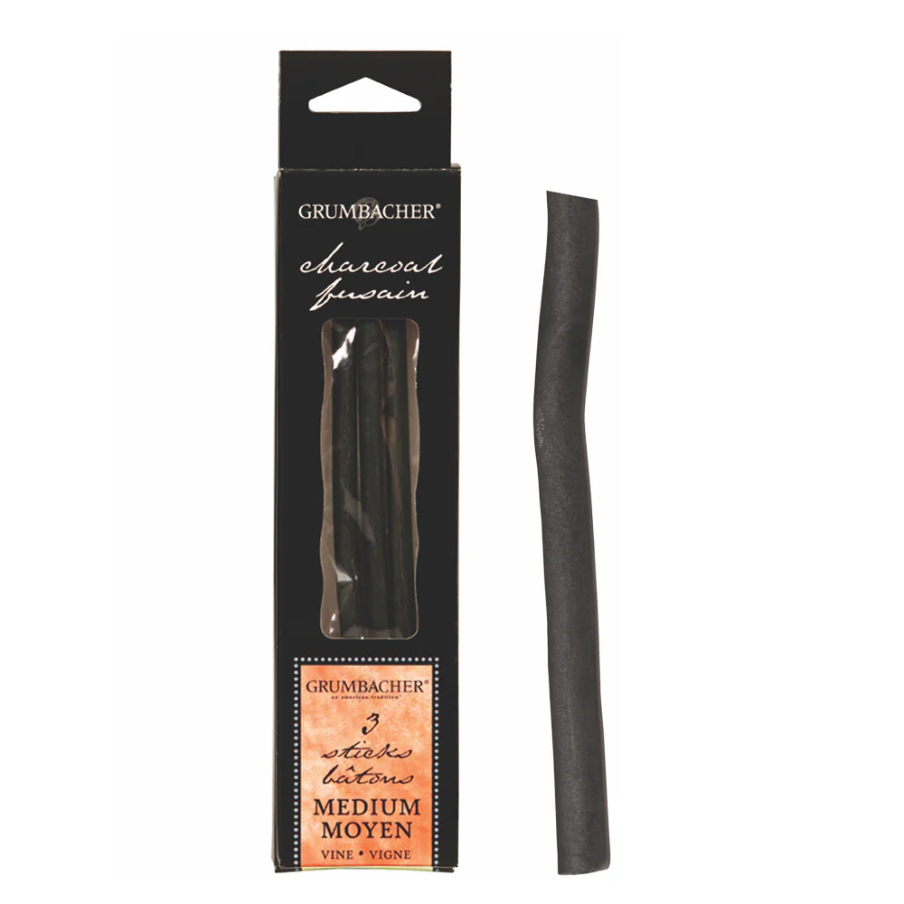 Grumbacher Vine Charcoal in 3pk or 12pk - Image 4