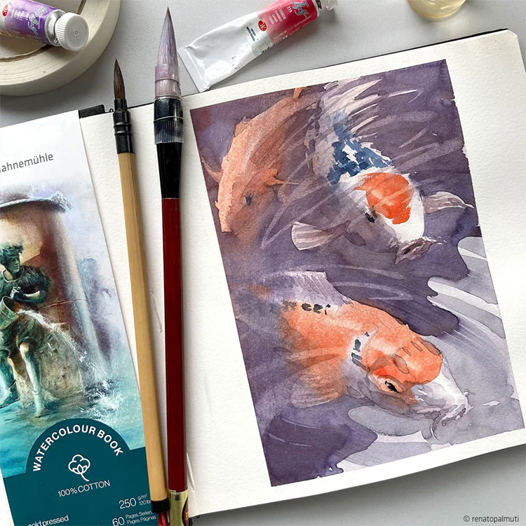 Hahnemühle 100% Cotton Watercolour Books, Various Sizes - Image 11