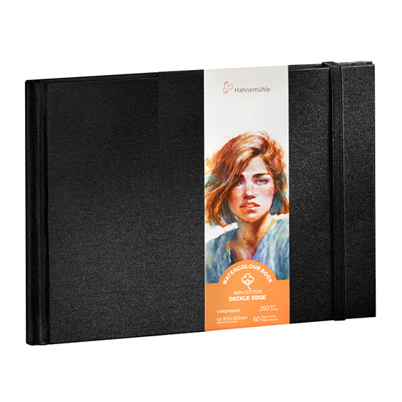 Hahnemühle Watercolour 100% Cotton Deckle Edge Book In Various Sizes - Image 3