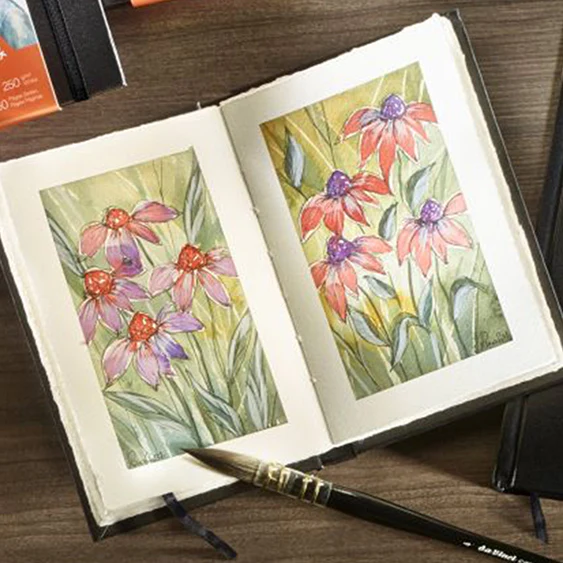 Hahnemühle Watercolour 100% Cotton Deckle Edge Book In Various Sizes - Image 6