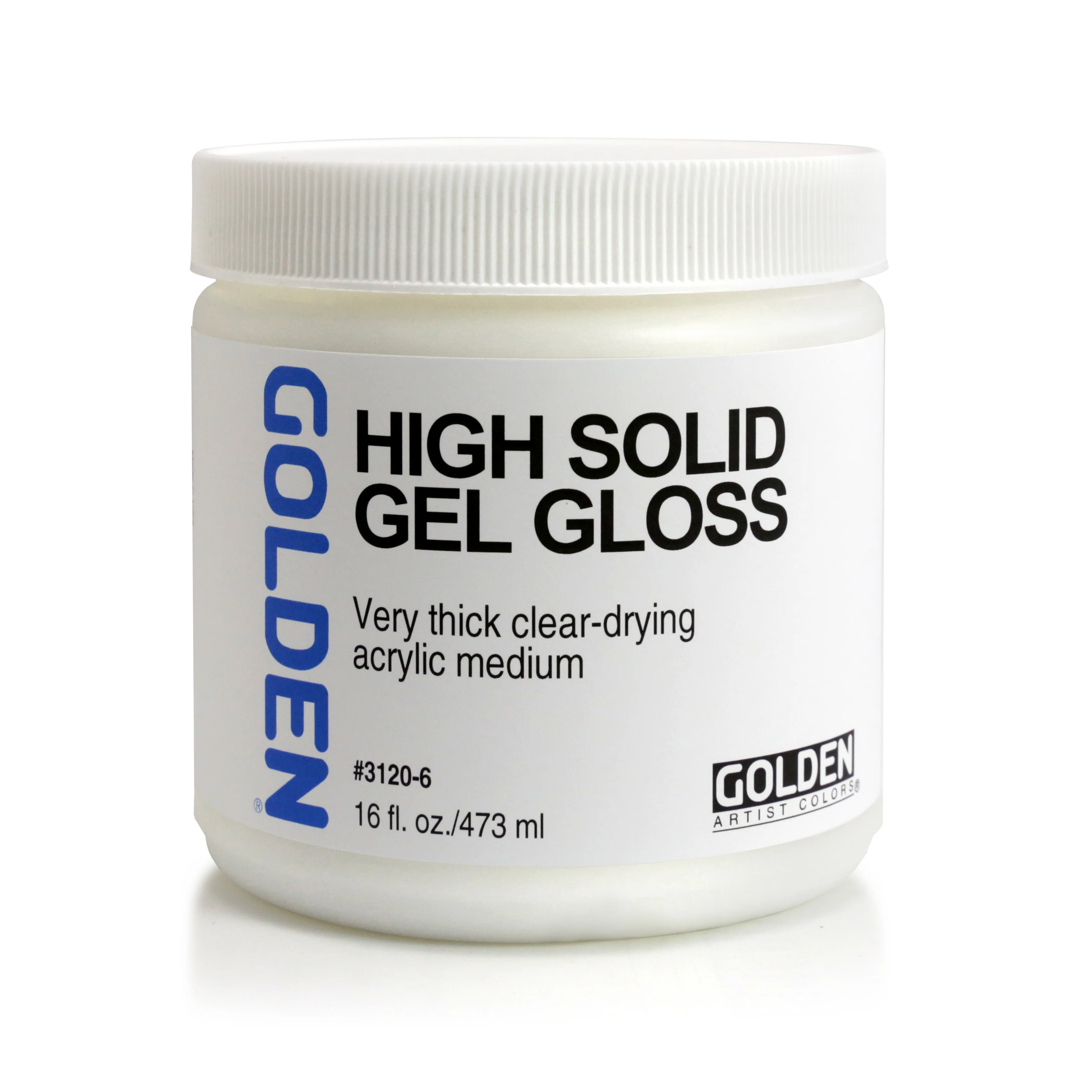 GOLDEN High Solid Gel (Gloss, Matte) 8oz - Image 2