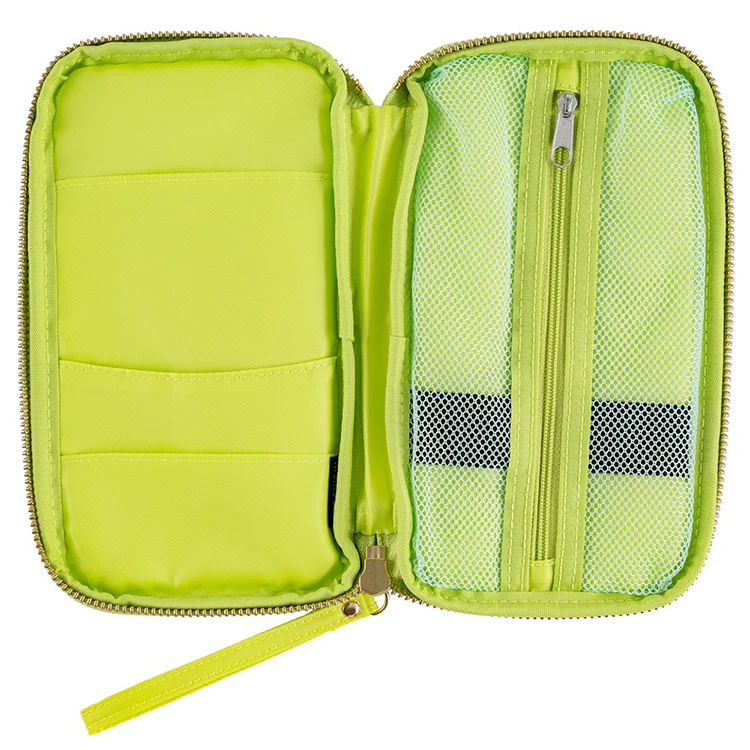 Hobonichi Techo 2026 Aqua Lime Small Drawer Pouch - Image 3